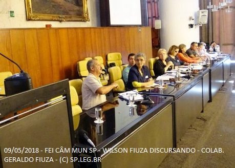 Atividade pública vinculada à infância e educação, na Câmara Municipal (2018).